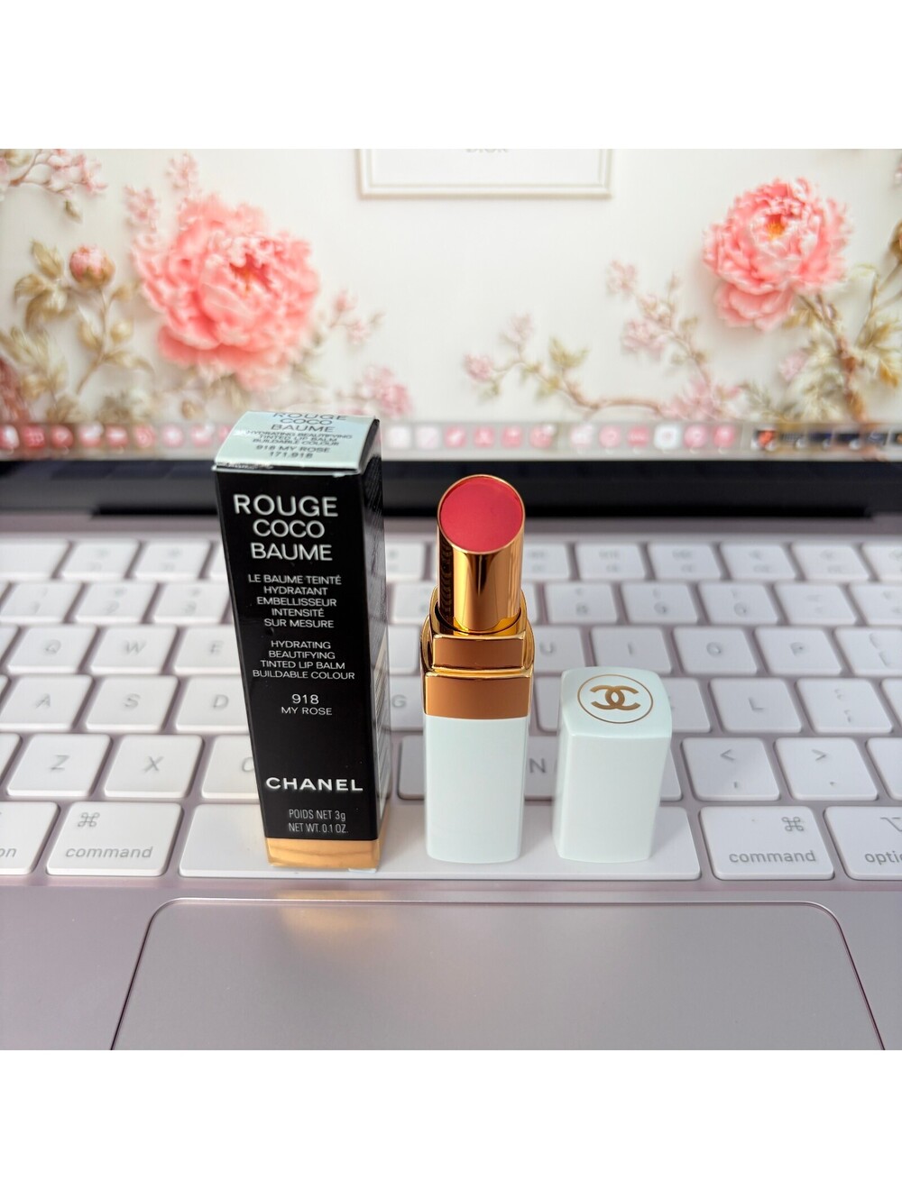 Chanel Rouge Coco Baume Shade 918 My Rose